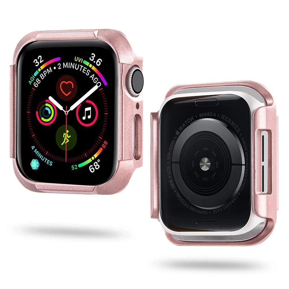 Чехол из поликарбоната для Apple Watch 4, 40 мм, 44 мм, защитный чехол для iWatch 5, 40, 44 мм, бампер для часов, Жесткая Броня, защитная рамка, серия 4