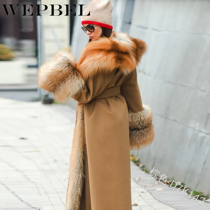 

Mandylandy Winter Coat Women Faux Fur Coat Korean Hooded Imitation Mink Hair Long Jacket Loose Thick Warm Faux Fur Jacket