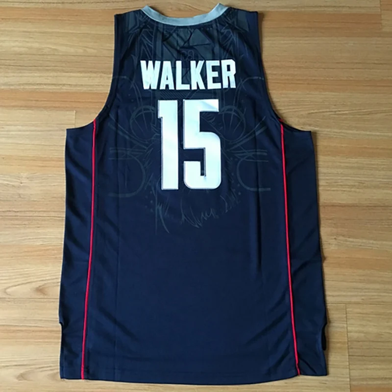 

#15 Walker #34 Ray Allen bule white Basketball Jersey Stitched Size S-XXL