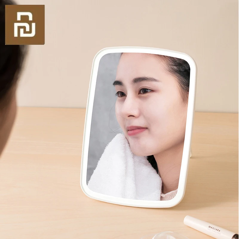 Настольное светодиодное зеркало для макияжа с сенсорным управлением