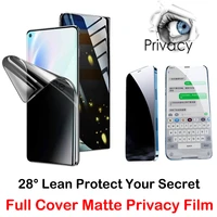 anti spy premium privacy hydrogel film for iphone 11 pro max x xs max xr 7 8 plus se auto repair guard for iphone 12 mini