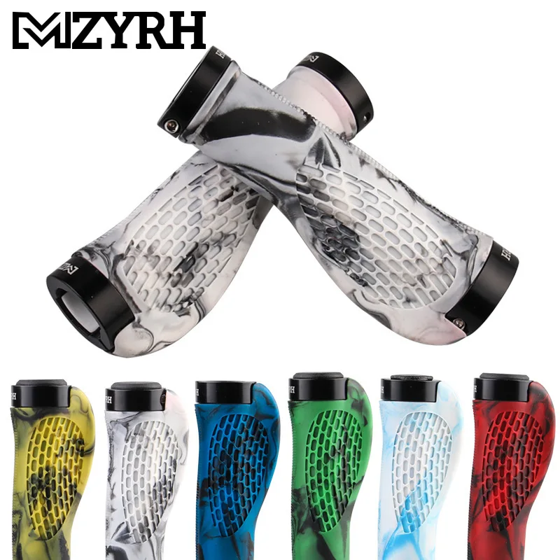 

2Pcs MTB Bike Grips Anti-Skid Ergonomic Bicycle Grips Lockable Push on Bike Scooter Handlebars for 22.2mm Bicycle Accessories