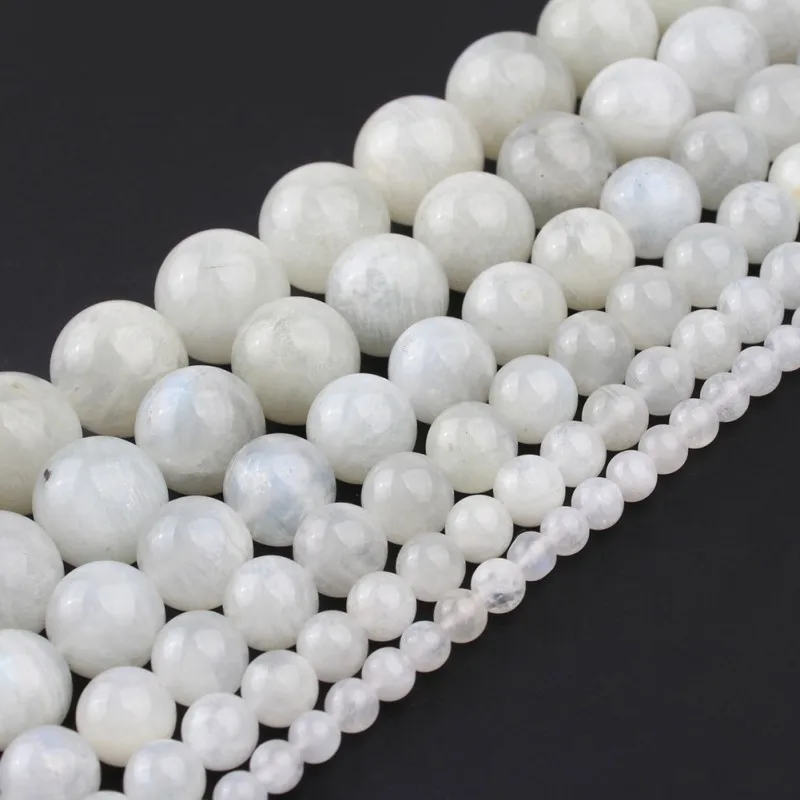 Палочки Размеры 6/8/10 мм натуральный лунный камень синего цвета кость круглые промежуточные бусины с бесплатной доставкой для Ювелирное Украшение синий лунный камень "сделай сам" для изготовления