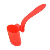 creative tea strainer long handle handheld tea infuser environmentally friendly plastic elegant tea tools kitchen accessories
