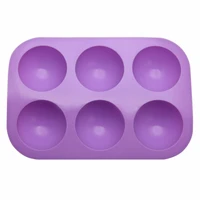 half sphere silicone soap molds bakeware cake decorating tools pudding jelly chocolate fondant mould ball shape biscuit tool