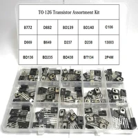150pcs to 126 transistor assortment kit pack b772 d882 bd139 bd140 c106 d669 b649 d237 d238 13003 bd136 bd235 bd438 bt134 2p4m
