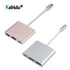 Адаптер USB 3,0 Type C-HDMI-совместимый адаптер для зарядки, конвертер, концентратор, адаптер для Mac Air Pro Huawei Mate10 Samsung S8 Plus