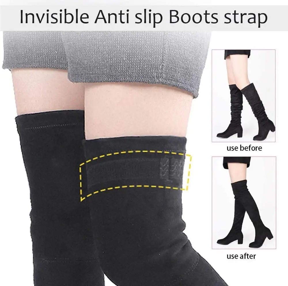 

Boots Straps Comfortable Knee Boots Straps With 10 Pcs Velcro Elastic Adjustable 1pair