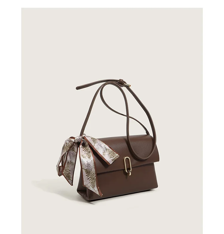 

Brown Shoulder Bag Vintage Organizer Bag Over the Shoulder For Women New 2021 PU Leather Corss Body Bag For Little Girl FS5325