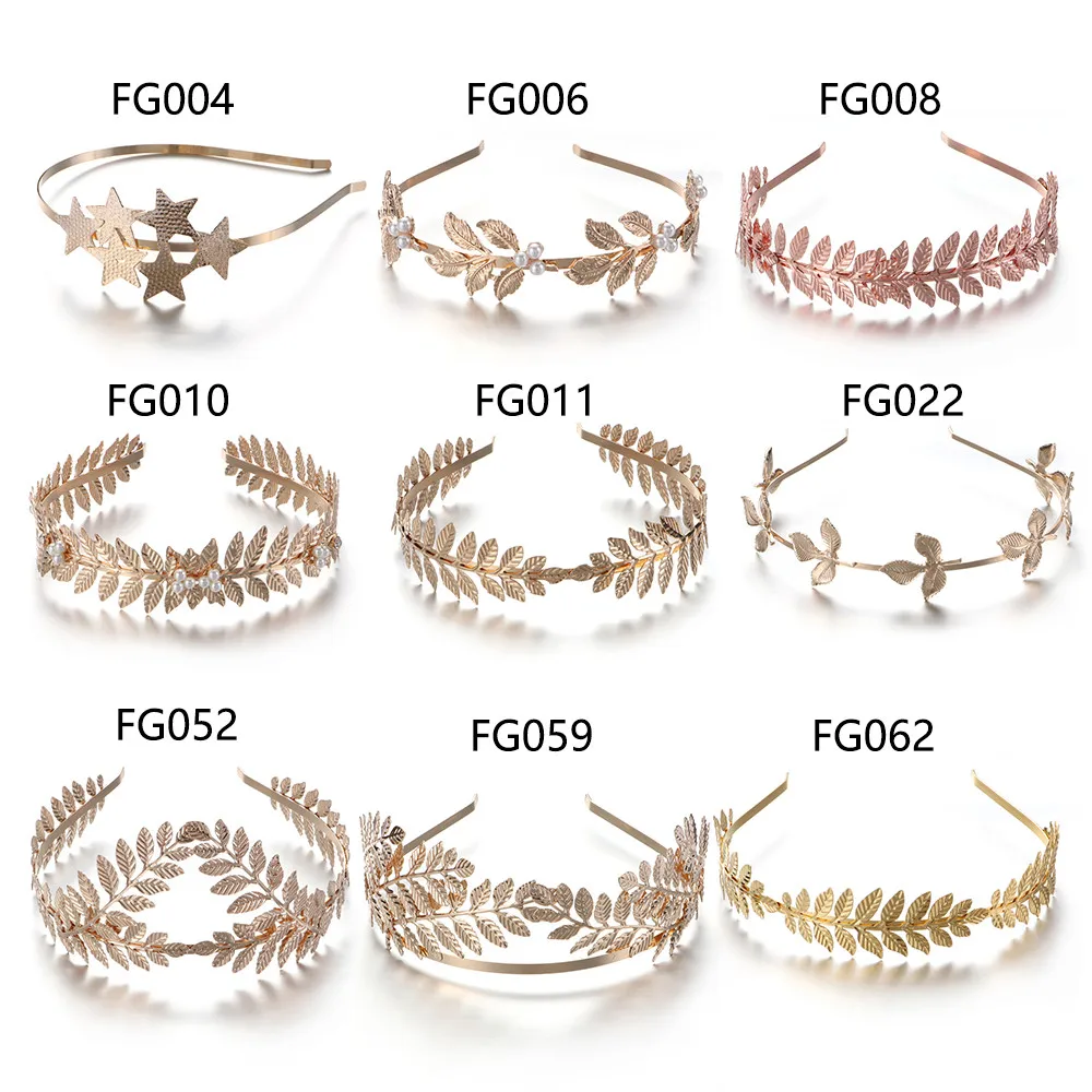 1 шт. свадебная корона в виде листьев винтажная тиара обруч для волос невесты