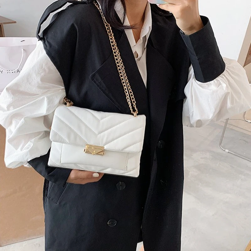 

Solid Color Crossbody Bag for Women 2020 Fashion Popular Pillow Purse Ladies One Shoulder Messenger Handbags Bolso Grande Mujer
