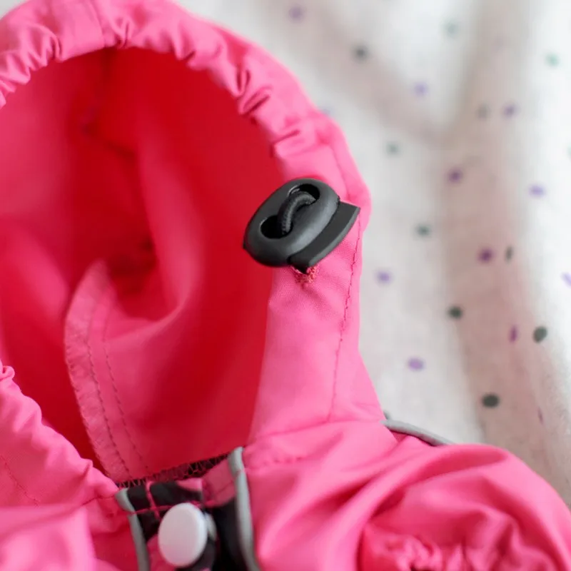 Дождевик для домашних животных водонепроницаемая одежда в горошек маленьких