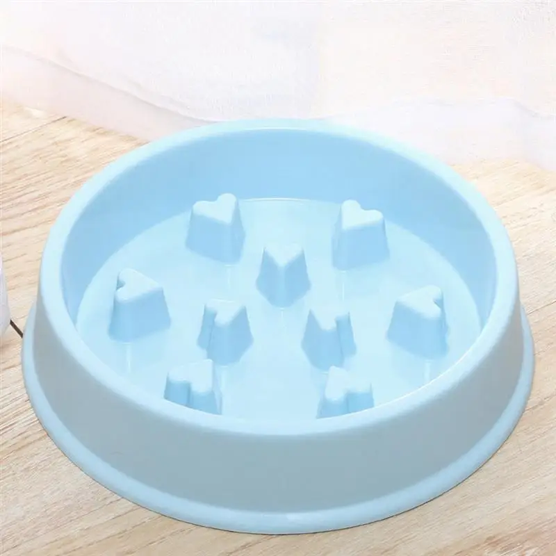 

2 Pcs/Set Pet Cat Bowls Creative Plastic Pets Kittens Slow Feeding Food Bowl Cats Drinking Dish Cat Feeder Supplies Accessories