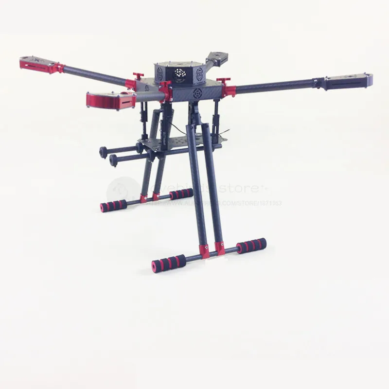 Складной Квадрокоптер DIY FPV складной из алюминиевого сплава рама чистого