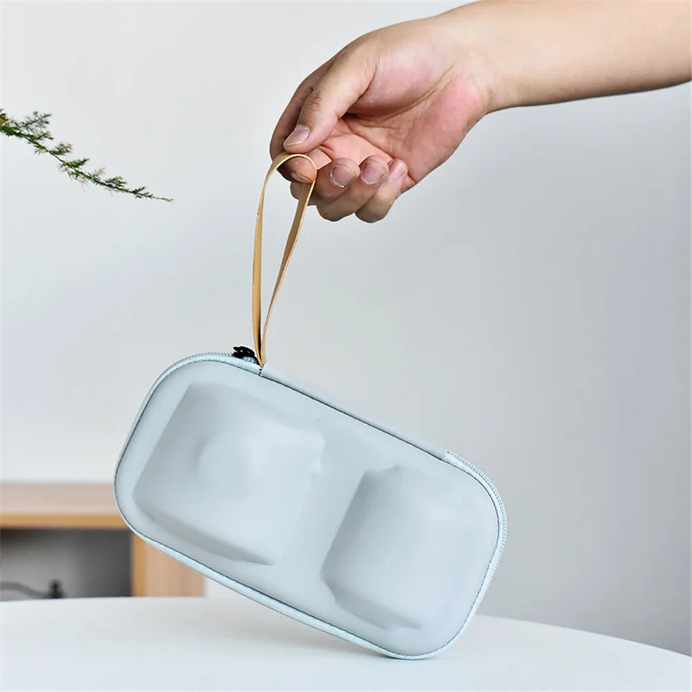 

Ceramic Tea Set Protable Handmade Light Chinese Kung Fu Tea With Storage Bag Outdoor Camping Travel Home Gift Teapot Cup Set