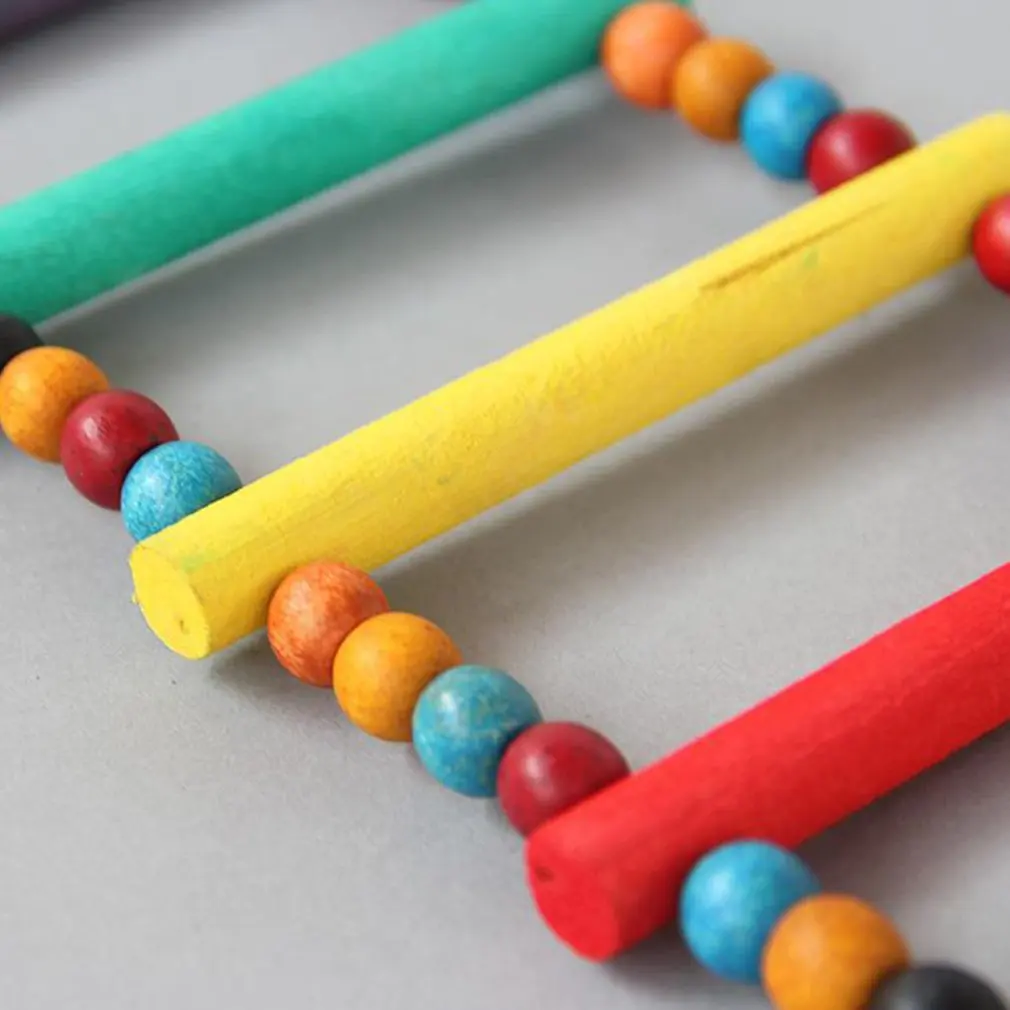 Птица красочные качели деревянный мост скалолазание игрушечная лестница 10 шагов