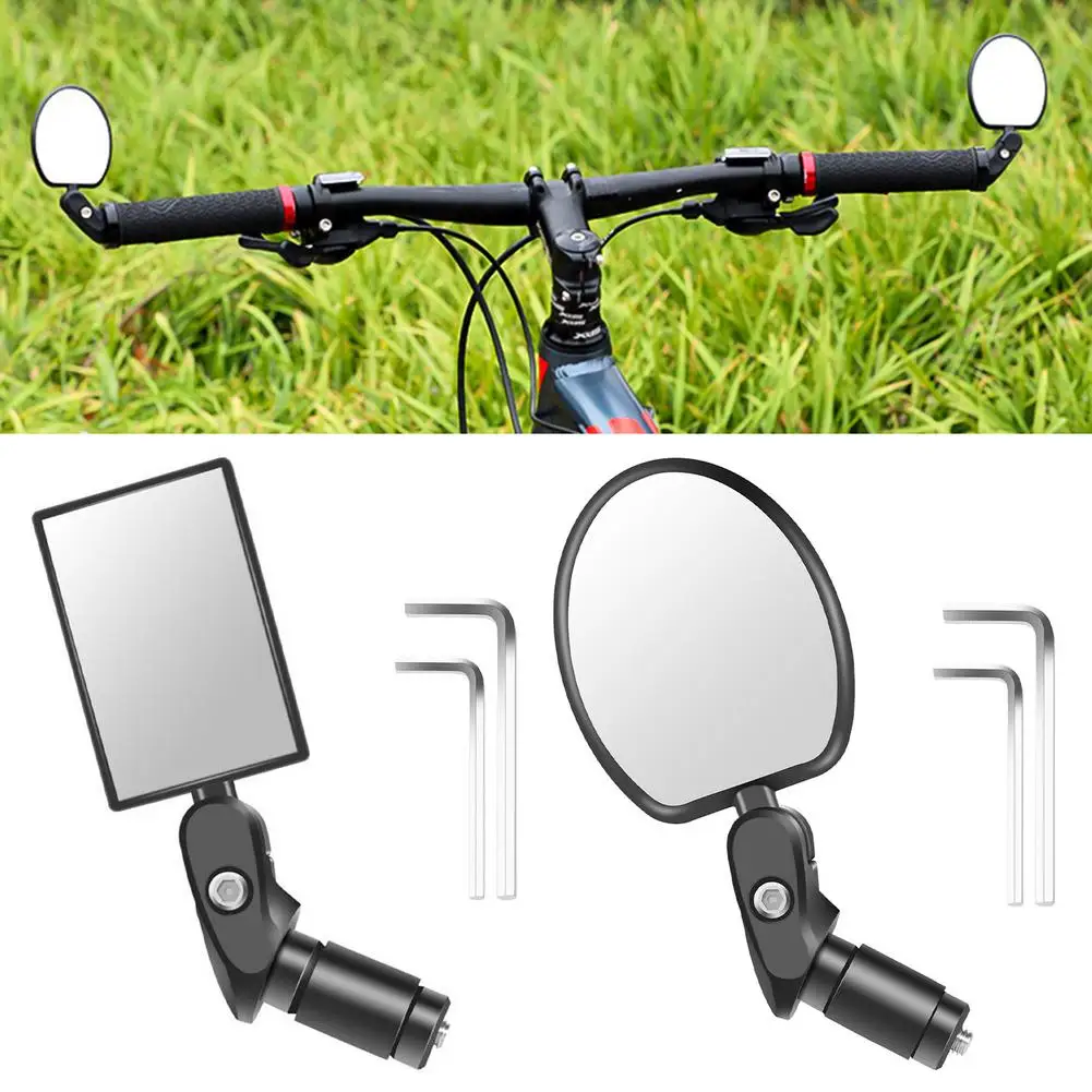 

Универсальное велосипедное зеркало заднего вида, 1 шт., Регулируемые поворотные широкоугольные велосипедные зеркала заднего вида для горны...