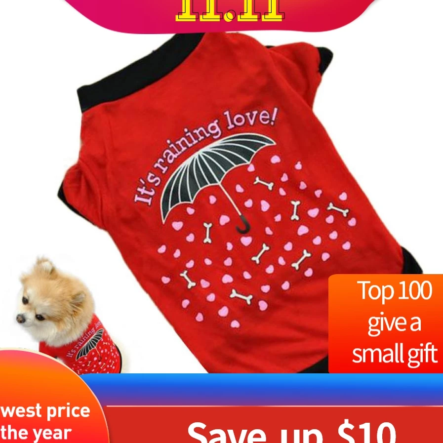 Pet Clothes For Small Dogs Cats Summer Pet Puppy Small Dog Cat Pet Clothes Vest T Shirt Apparel Letter Print XS-L Dropship#yl