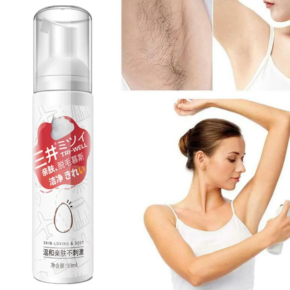 

Painless Hair Removal Cream Spray Away Depilatory Bubble Wax Body Bikini Legs Hair Remover Foam Mousse Spray Bottle Dropship N1