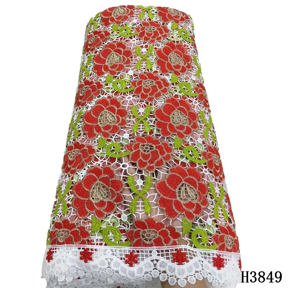 

Lace Fabric Guipure Lace Cord Lace Fabric Nigerian Lace 2020 High Quality Water Souble African Lace French Lace For Dress