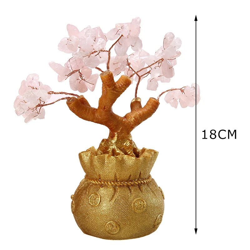 1 шт для денег богатства дерево детей с украшением в виде кристаллов Стиль