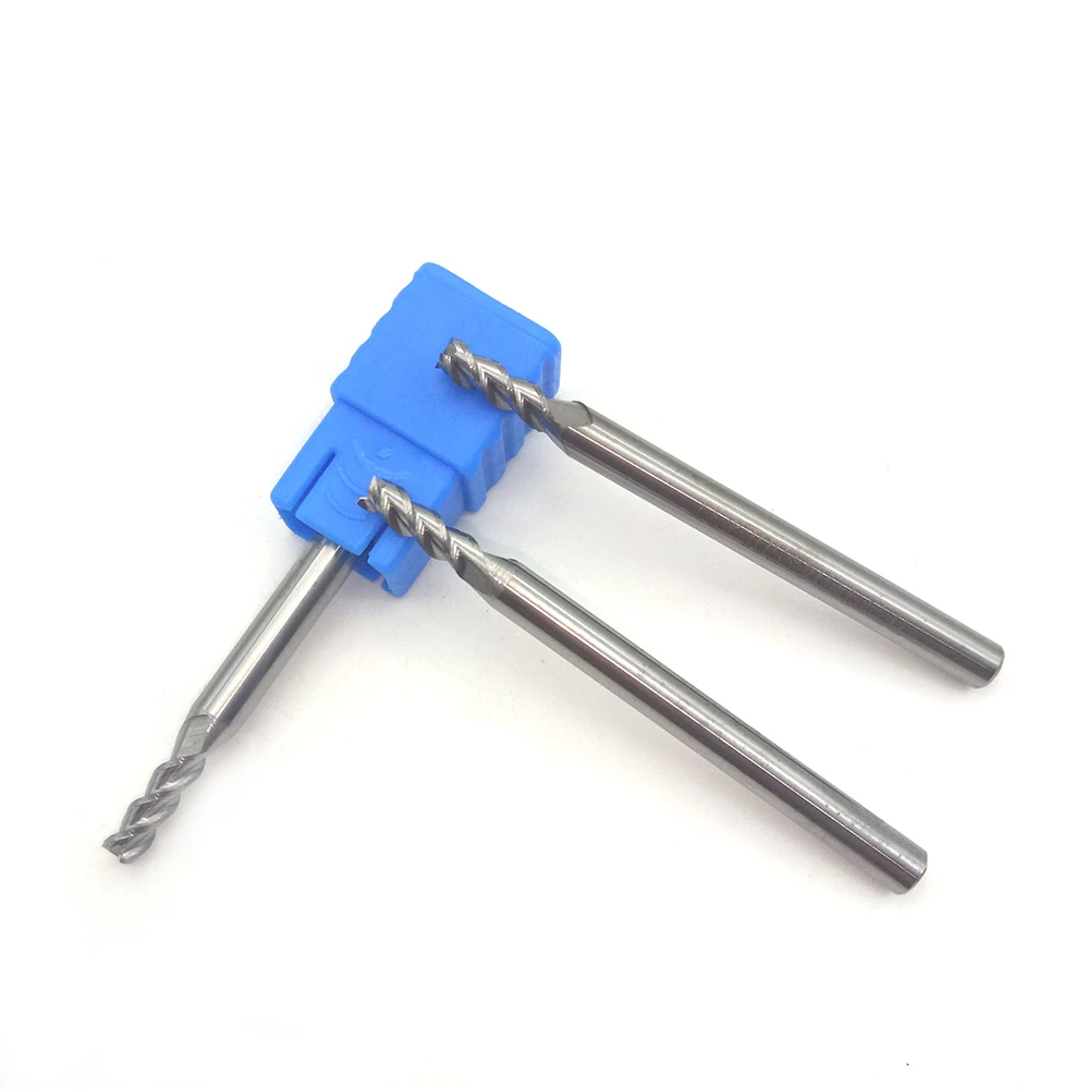 1 5 мм сплав покрытие Вольфрамовая сталь инструмент по алюминию Cnc Maching 3 лезвия