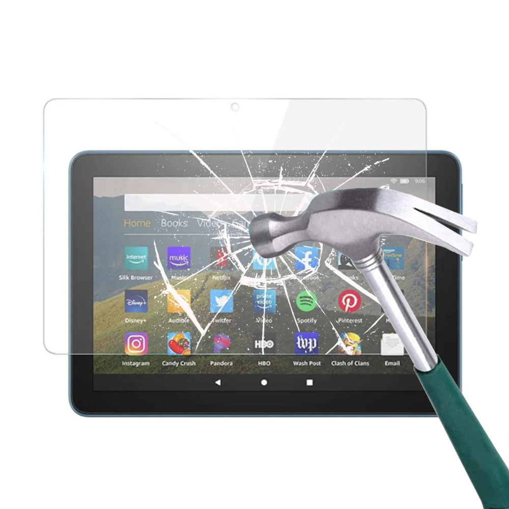 

Закаленное стекло для защиты экрана для Amazon Kindle Fire HD 10 Plus 2021 2019 2017 HD10 2015 10,1 дюймов Защитная пленка для планшета