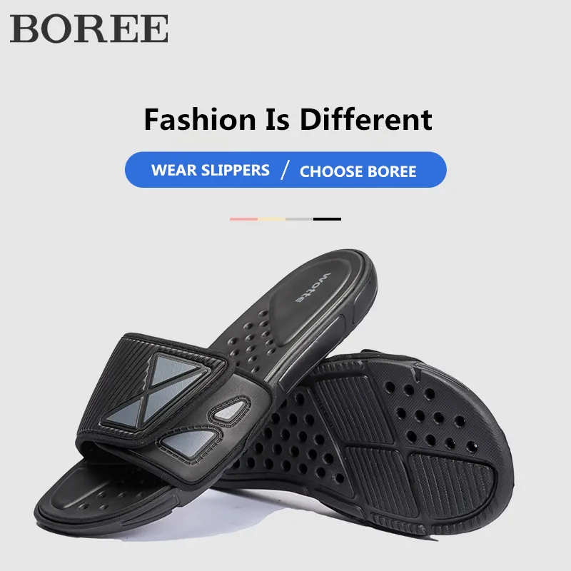 BOREE/Новинка Лидер продаж Сезон лето Тапочки для мужчин на каждый день 6 Цвета