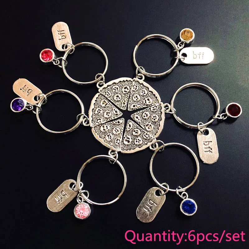 6 шт./комплект подвеска для пиццы серебристого цвета | Украшения и аксессуары