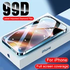 99D защитное стекло с полным покрытием для iPhone 12 11 13 Pro Max XR, Защита экрана для iPhone 11 12 13 Mini, пленка из закаленного стекла