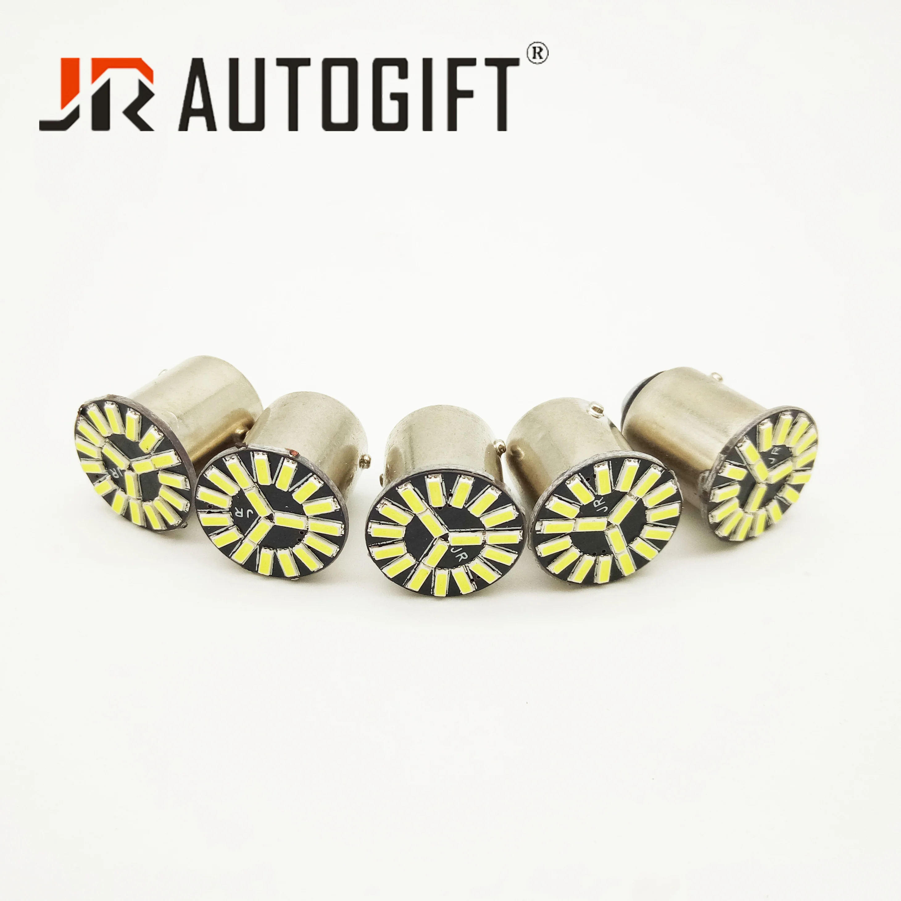 Светодиодный фонарь поворота автомобиля 20X 12/24 В 1156 1157 7443 S25 BA15S BAY15D P21W T25 18SMD 4014