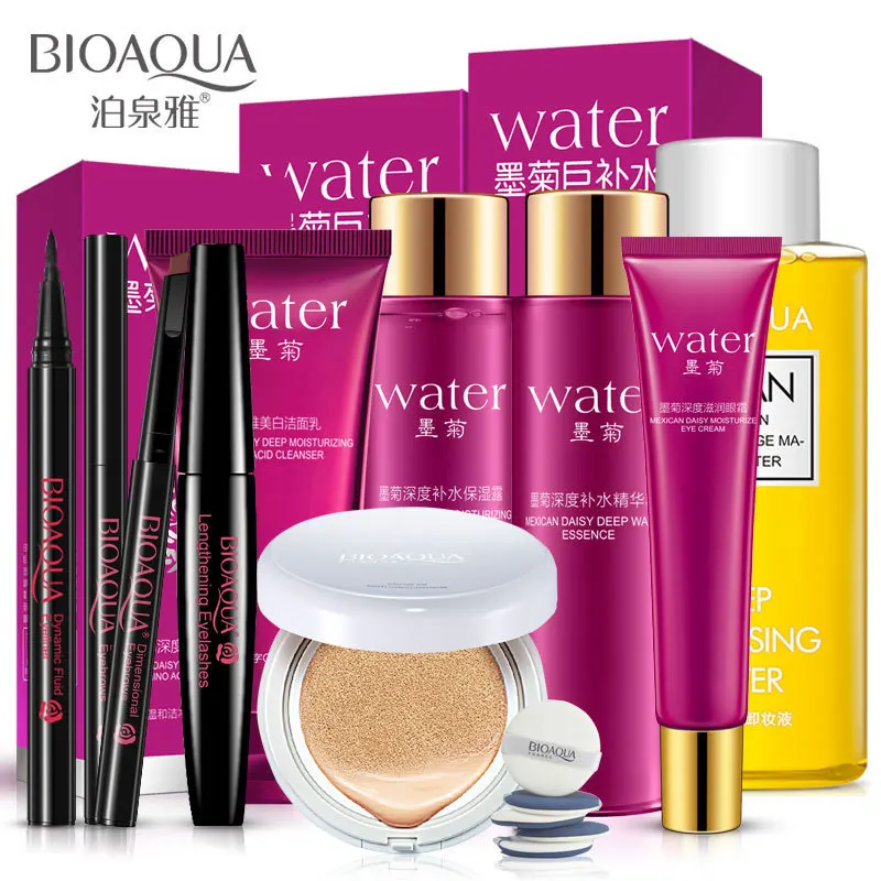 9 шт./компл. набор для ухода за кожей косметика комбинация увлажняющий