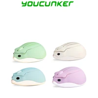 2 4g wireless cute mouse hamster creative mini mause ergonomic 3d cartoon optical mice with mouse pad for pc mac office gift
