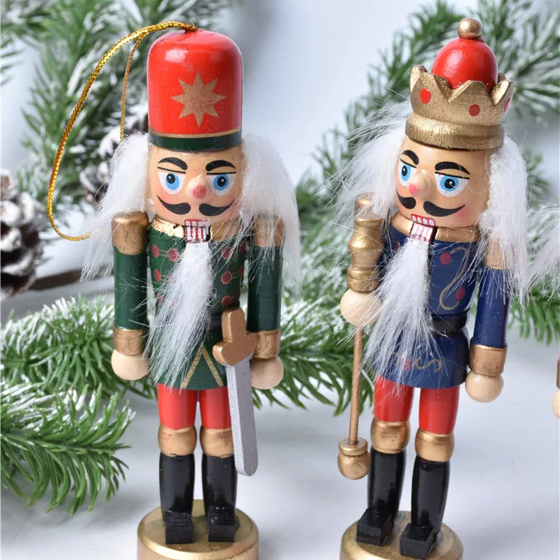 Лидер продаж 6 шт. деревянные ореховые крекеры орнамент Щелкунчик Фигурки