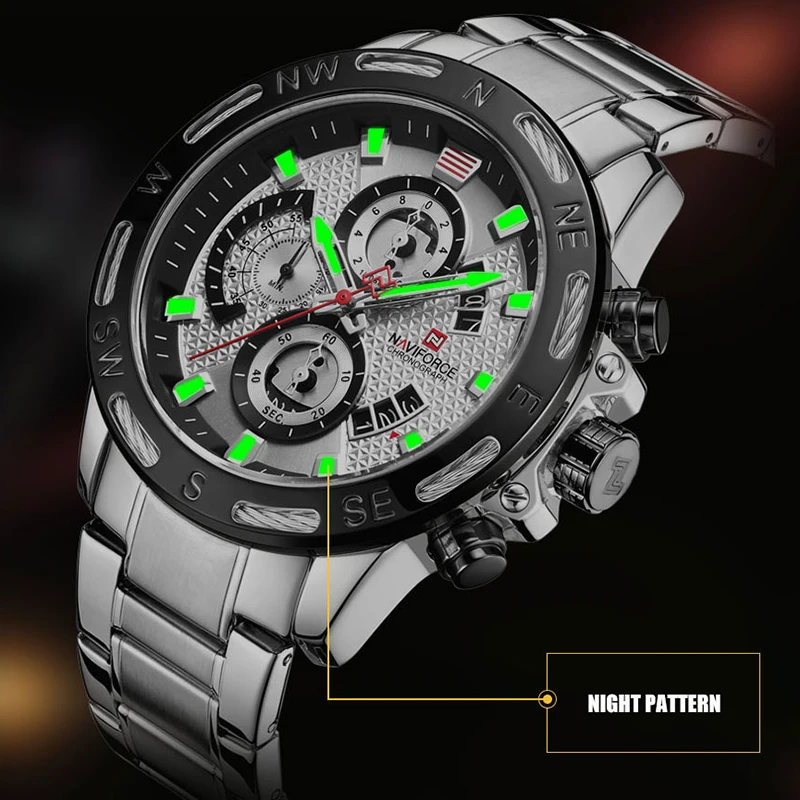NAVIFORCE мужские часы лучший бренд класса люкс бизнес модные кварцевые часы мужские наручные часы военные часы мужские Relogio Masculino