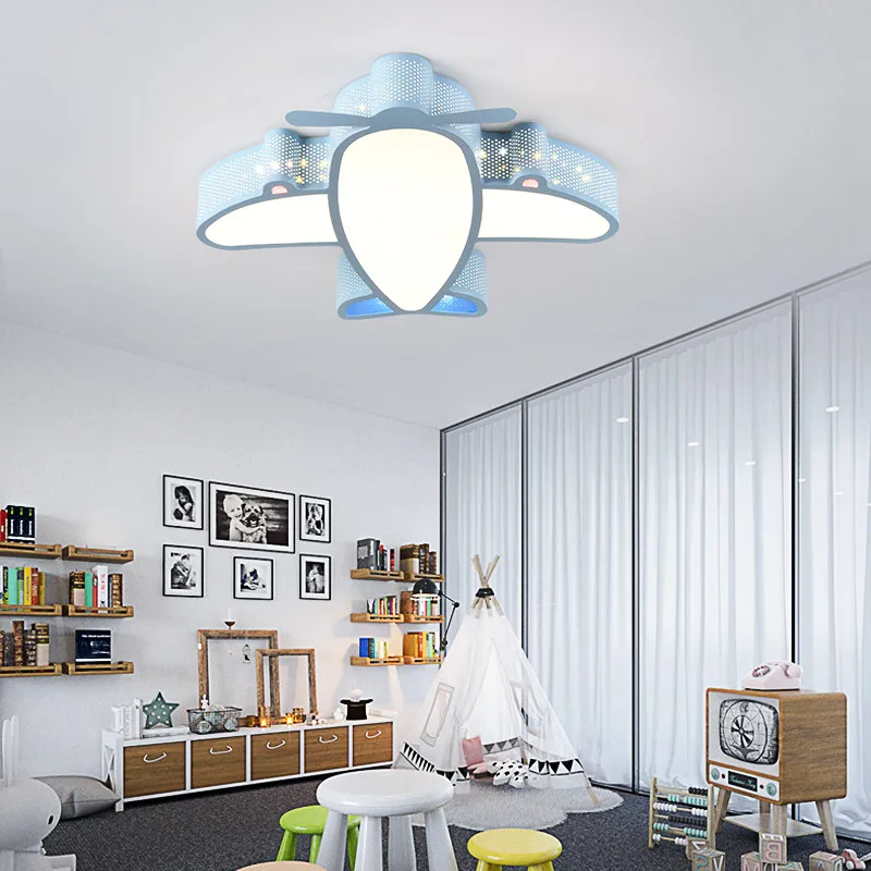 Lámpara de techo Led acrílica para habitación de niños, luz para dormitorio infantil, iluminación para habitación