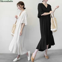 newest cotton long dress soft high quality lady dresses fashion good brand design comfortable girl casual clothes special line
