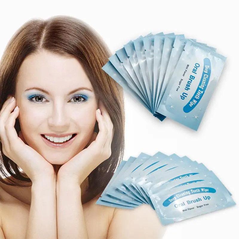 

10 шт., чистящие салфетки для отбеливания зубов