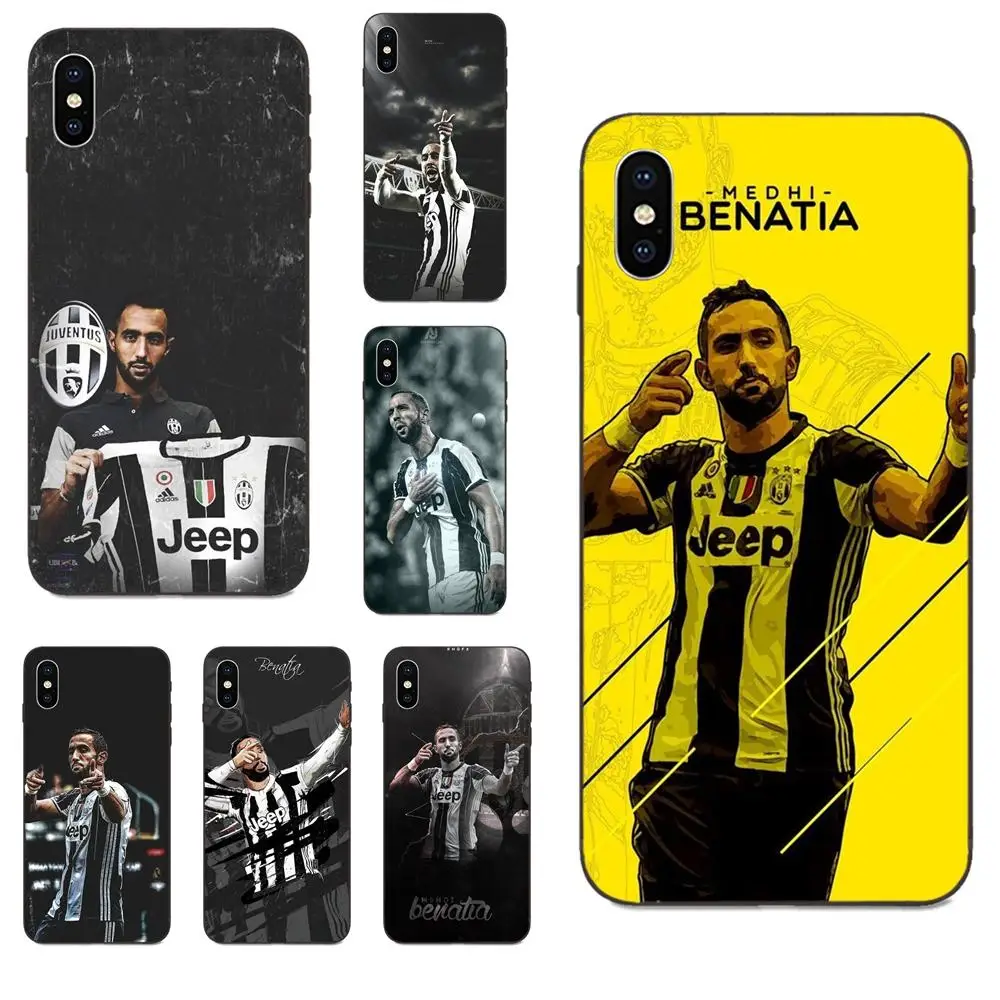 Футболист Benatia плакат мягкий роскошный из ТПУ для Galaxy A8 A9 звезды Примечание 4 8 9 10 S3