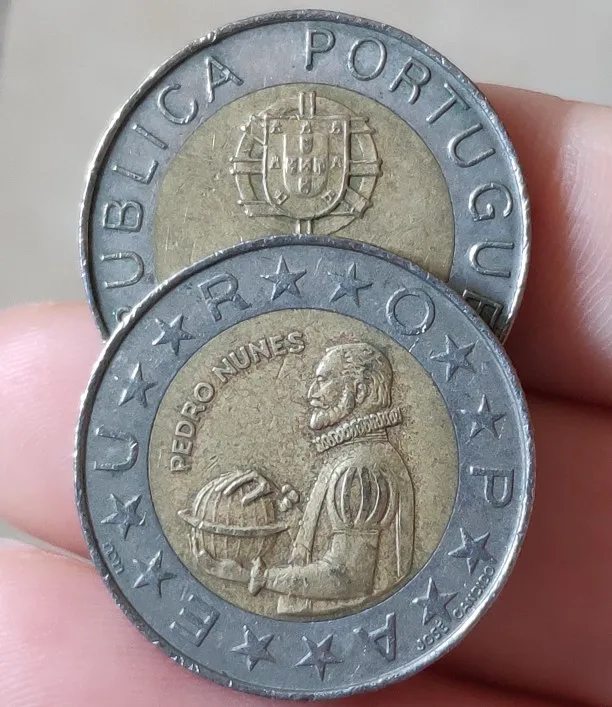 25 мм Португалия 100% настоящая комиксуационная монета оригинальная коллекция | Дом