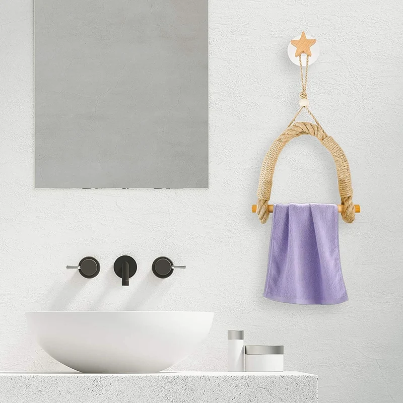

Toilet Roll Holder Without Drilling, Toilet Roll Holder, Towel Holder for Bathroom Accessories (Star)