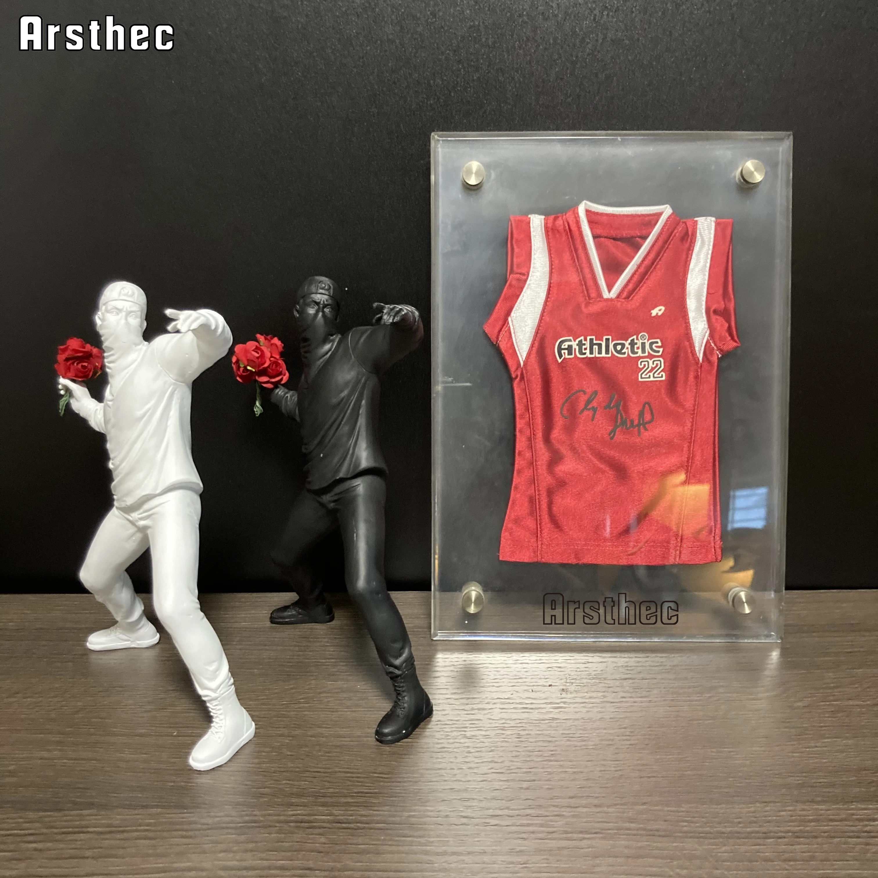 Arsthec Скульптура Banksy Graffiti Pop Art статуи из смолы статуэтки для украшения интерьера