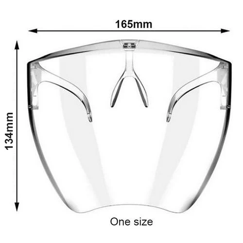

2020 New Faceshield Transparent Full Face Cover Safety Protective Film Tool Anti-oil Anti-fog Kitchen Outside Use Mascarilla