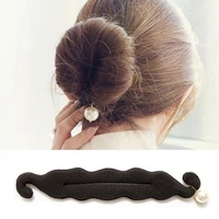 magic hair styling twist styling bun hairpins hairdisk meatball head rubber clip hair accessories for women hair braiding tool