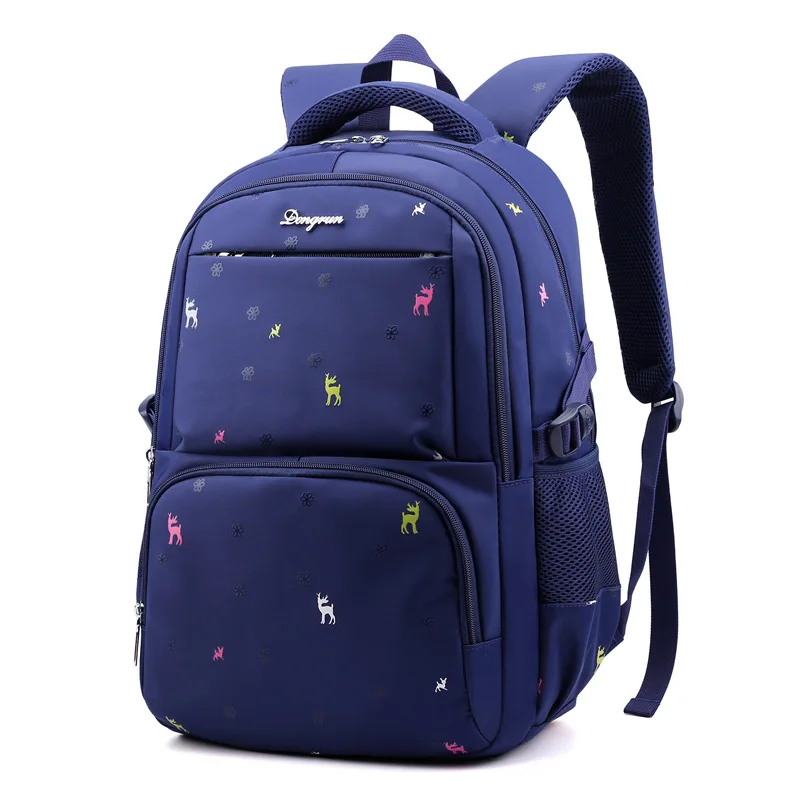 Нейлоновые школьные ранцы для мальчиков-подростков детский рюкзак с принтом