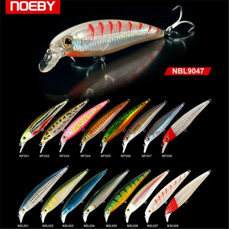 

Приманка рыболовная NOEBY в виде гольяна, 80 мм/7,5 г, 100 мм/12 г, 140 мм/39 г
