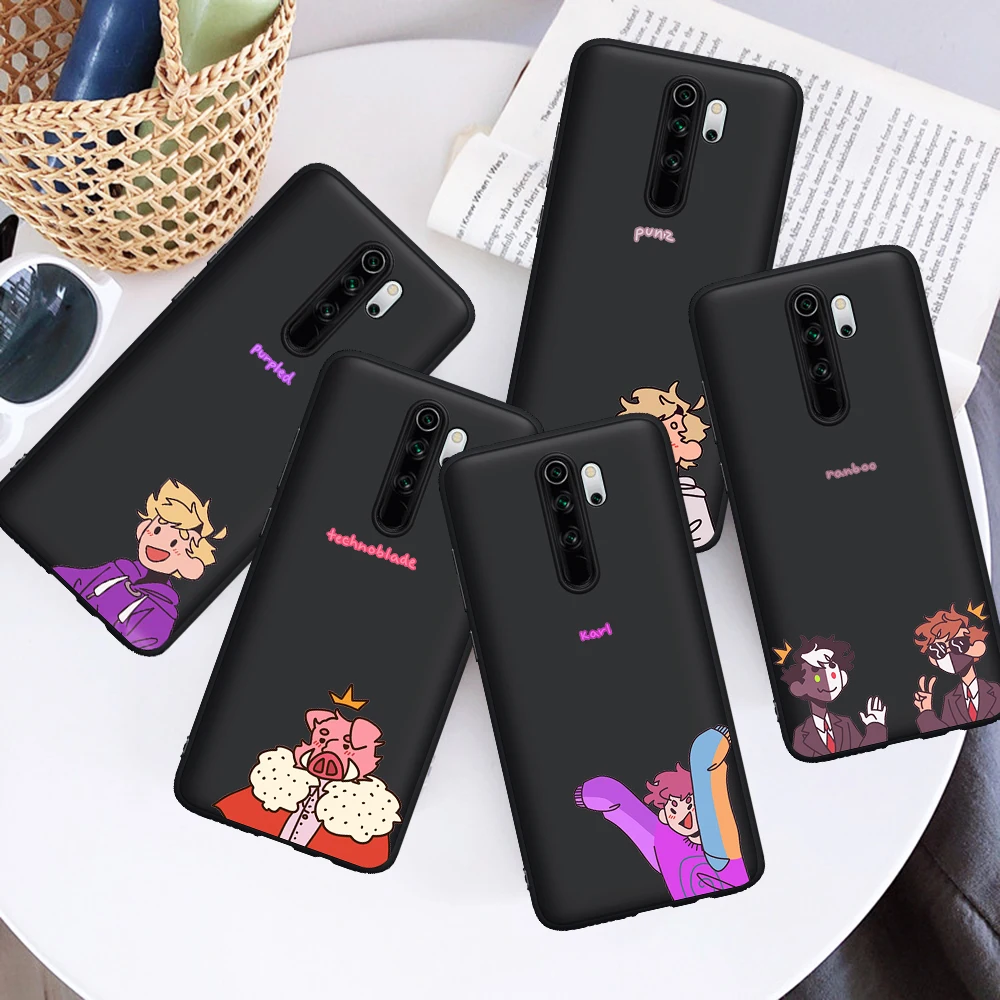 

2021 Dream Smp anime cartoon cute for Xiaomi Mi 9T Redmi Note 5 6 7 8 8T 9 9S 10 10Pro K20 K30 9T Pro Phone Case coque funda