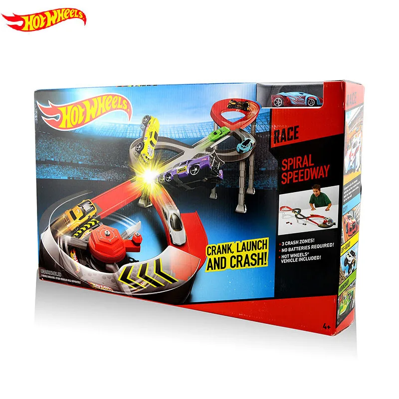 Hot Wheels круговая дорожка игрушки модель автомобиля классическая игрушка, игрушечный набор подарок на день рождения для детей приключения Hotwheels Juguetes W5093