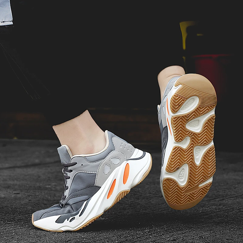 

Men's Sneakers Casual Sneaker Sports Sneakers Leather Safety Mens Shoes Men White Walking Trainers Sport Breathable