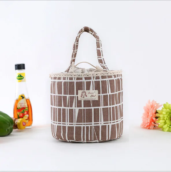 Симпатичная женская детская портативная с изоляцией сумка-тоут для пикника